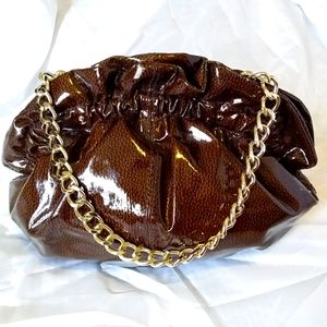 Loeffler Randall Heavy Gold-tone Chain Strap Shoulder Bag bag